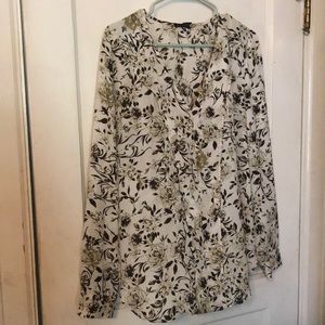 Ann Taylor Floral Blouse